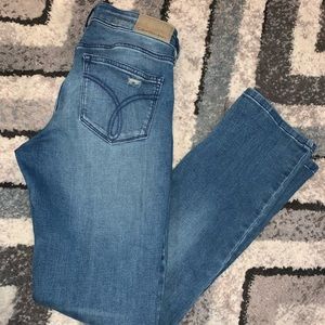 CALVIN Klein Distressed Straight leg jeans
